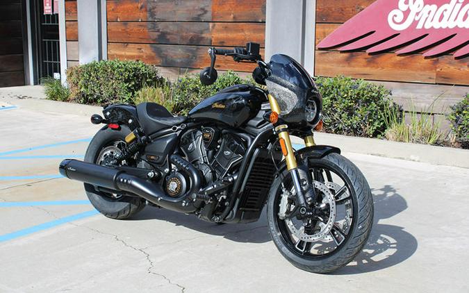 2026 Indian Motorcycle® 101 Scout® Black Crystal with Super Graphite
