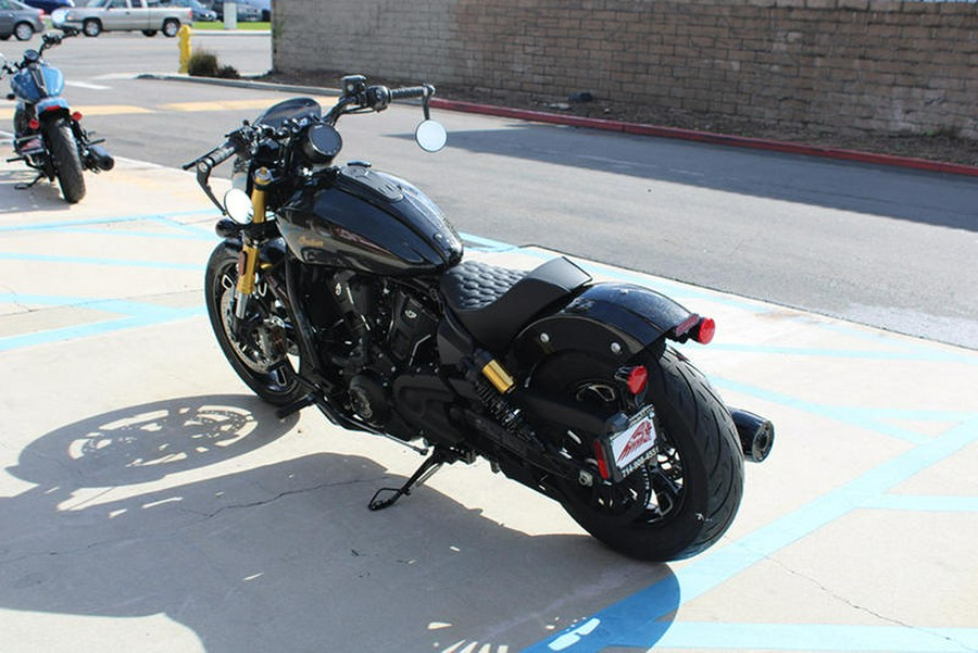 2026 Indian Motorcycle® 101 Scout® Black Crystal with Super Graphite