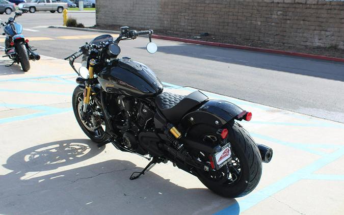 2026 Indian Motorcycle® 101 Scout® Black Crystal with Super Graphite