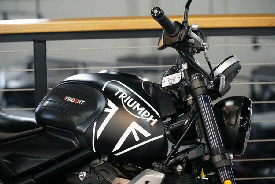 2022 Triumph Trident 660 Sapphire Black