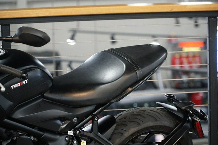 2022 Triumph Trident 660 Sapphire Black