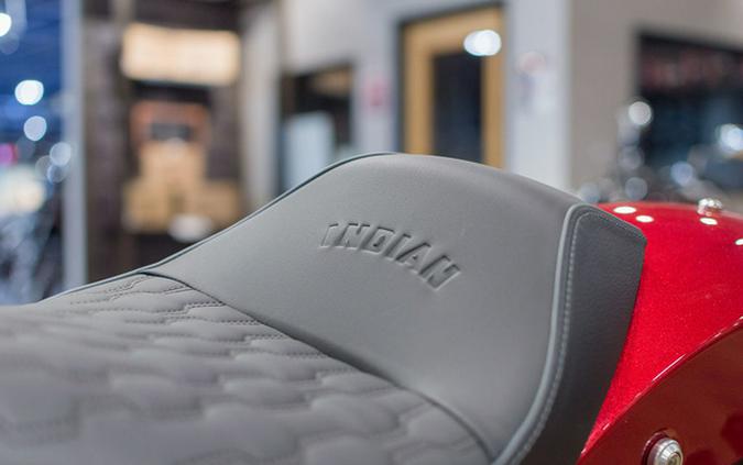 2025 Indian 101 Scout Sunset Red Metallic With Graphics