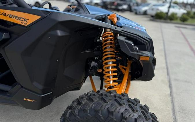 2026 Can-Am® Maverick X3 Max RS Turbo RR Scandi Blue & Orange Crush