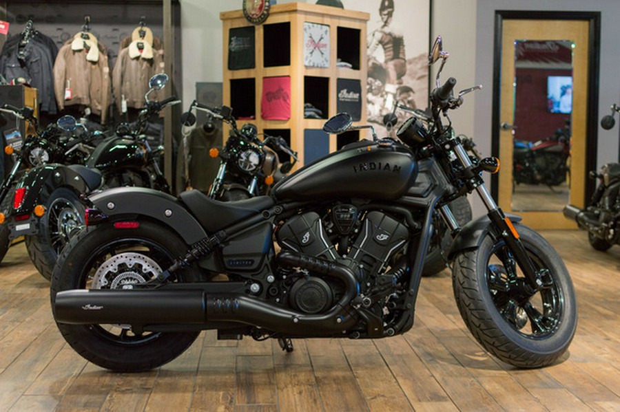 2025 Indian Scout Sixty Bobber Limited Black Smoke