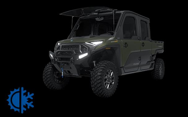 2026 Polaris RANGER CREW XD 1500 MOUNTAINEER TREELINE GREEN