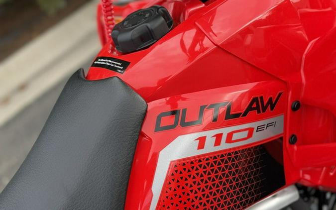 2027 Polaris Outlaw 110 EFI - INDY RED
