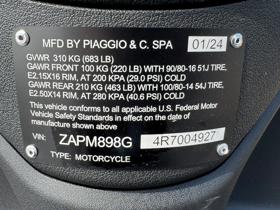 2024 PIAGGIO Liberty 150