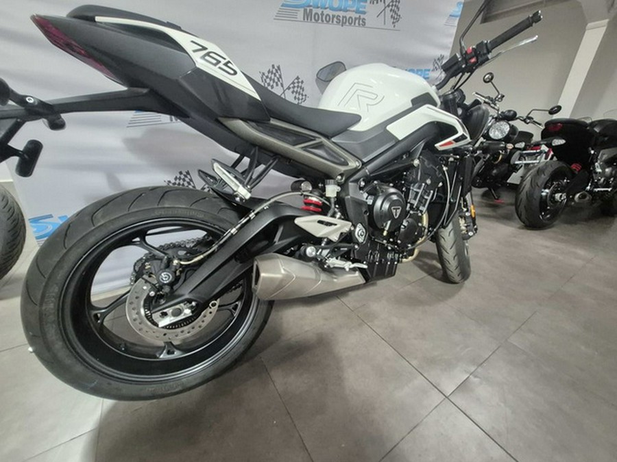 2025 Triumph STREET TRIPLE R REET TRIPLE R - PURE WHITE