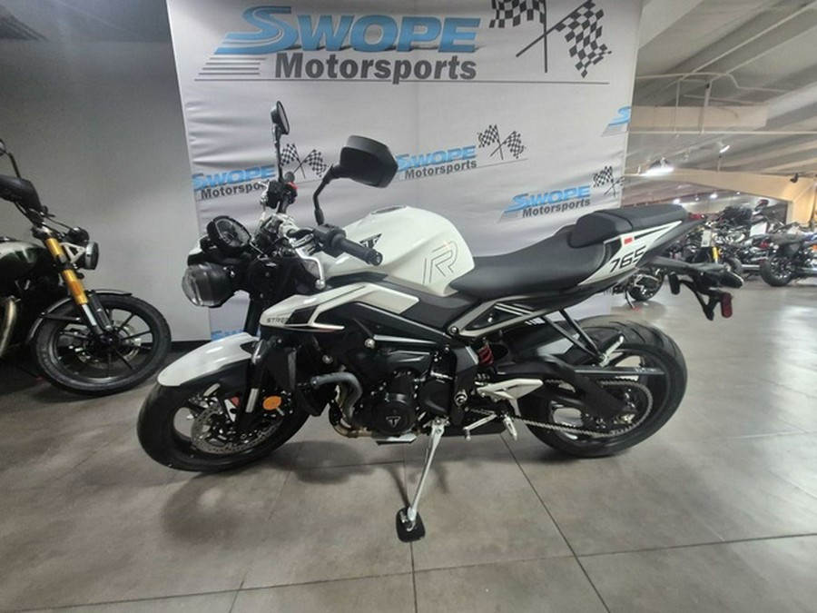 2025 Triumph STREET TRIPLE R REET TRIPLE R - PURE WHITE