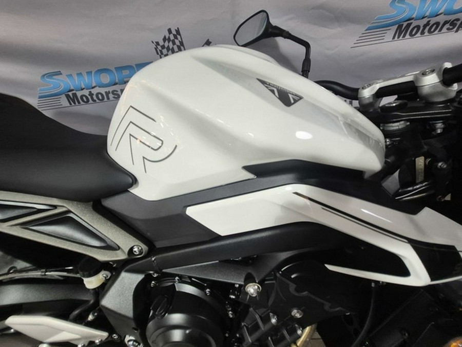 2025 Triumph STREET TRIPLE R REET TRIPLE R - PURE WHITE