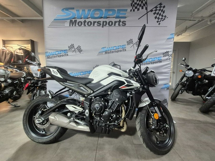 2025 Triumph STREET TRIPLE R REET TRIPLE R - PURE WHITE