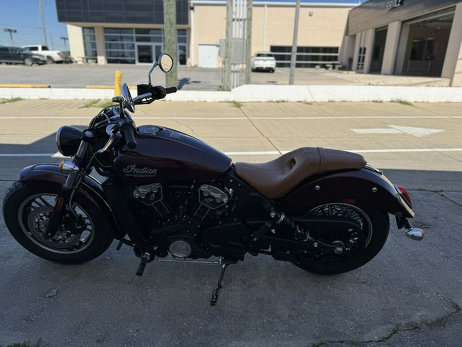 2023 Indian Scout ABS Maroon Metallic