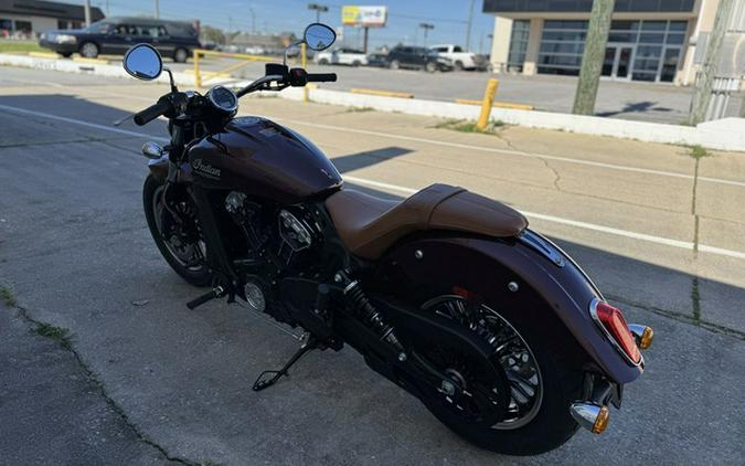 2023 Indian Scout ABS Maroon Metallic