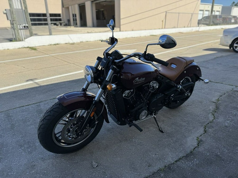 2023 Indian Scout ABS Maroon Metallic