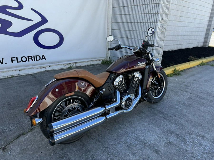 2023 Indian Scout ABS Maroon Metallic