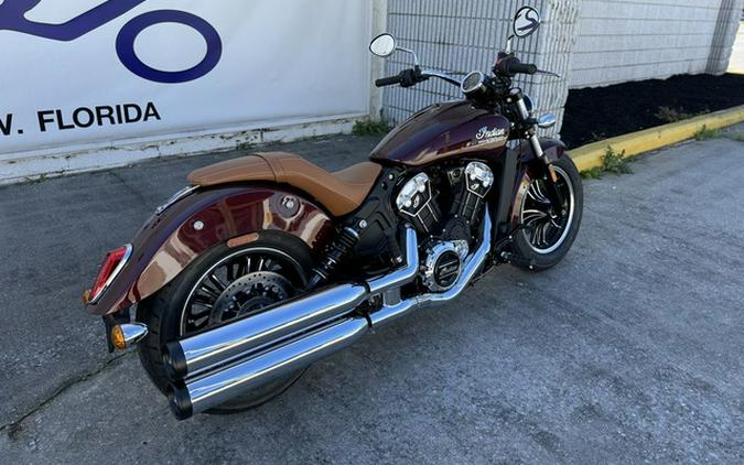 2023 Indian Scout ABS Maroon Metallic