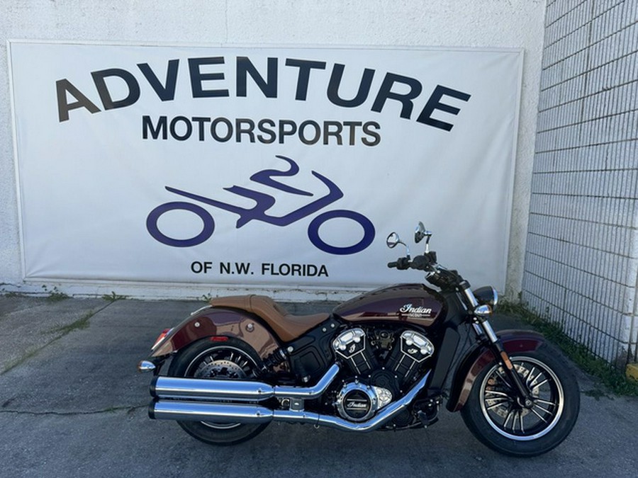 2023 Indian Scout ABS Maroon Metallic