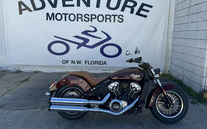 2023 Indian Scout ABS Maroon Metallic