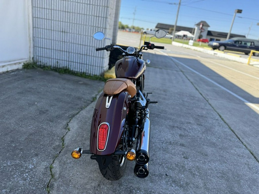 2023 Indian Scout ABS Maroon Metallic