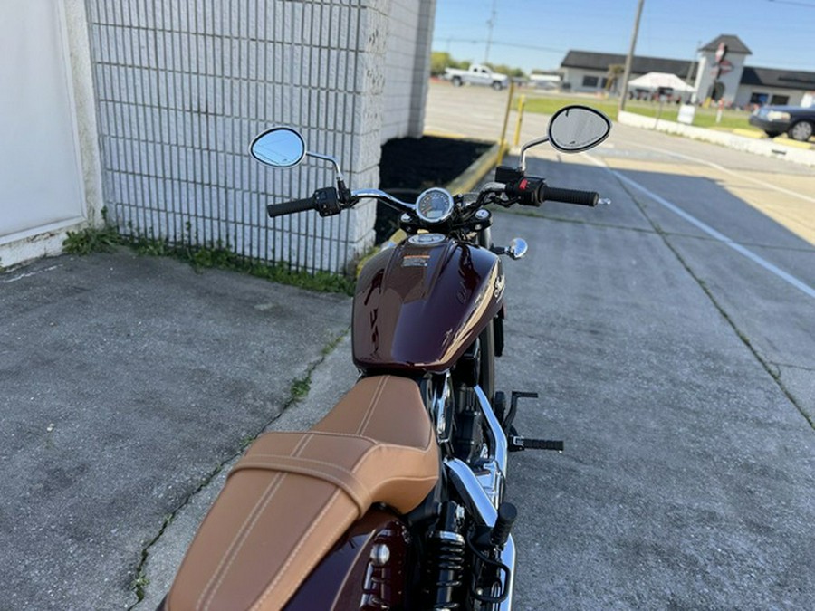 2023 Indian Scout ABS Maroon Metallic