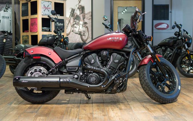 2025 Indian Scout Bobber Limited Sunset Red Smoke
