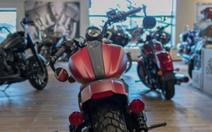 2025 Indian Scout Bobber Limited Sunset Red Smoke