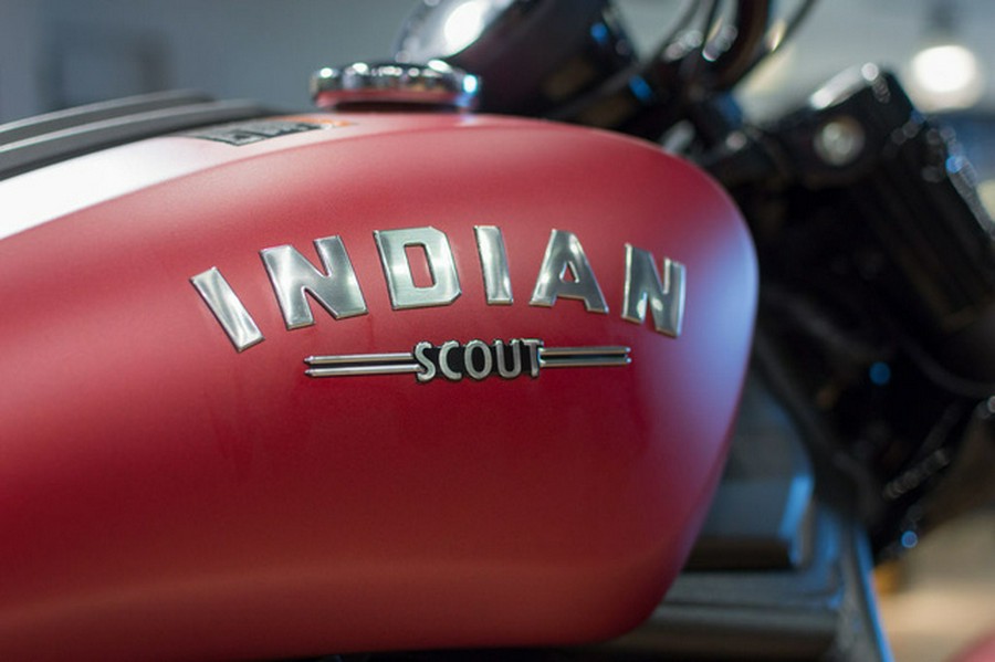 2025 Indian Scout Bobber Limited Sunset Red Smoke