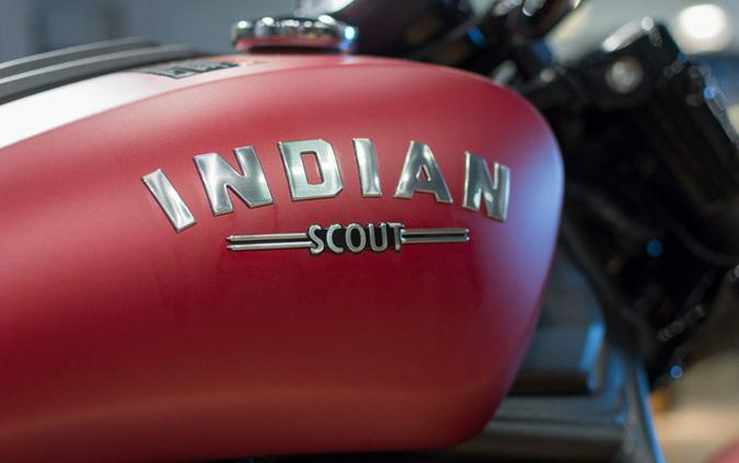 2025 Indian Scout Bobber Limited Sunset Red Smoke