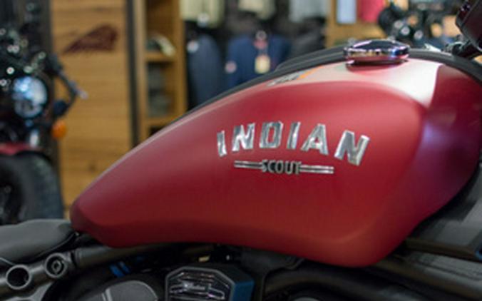 2025 Indian Scout Bobber Limited Sunset Red Smoke