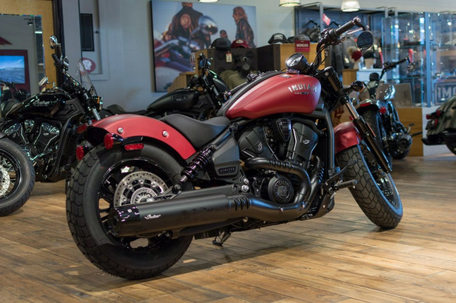2025 Indian Scout Bobber Limited Sunset Red Smoke