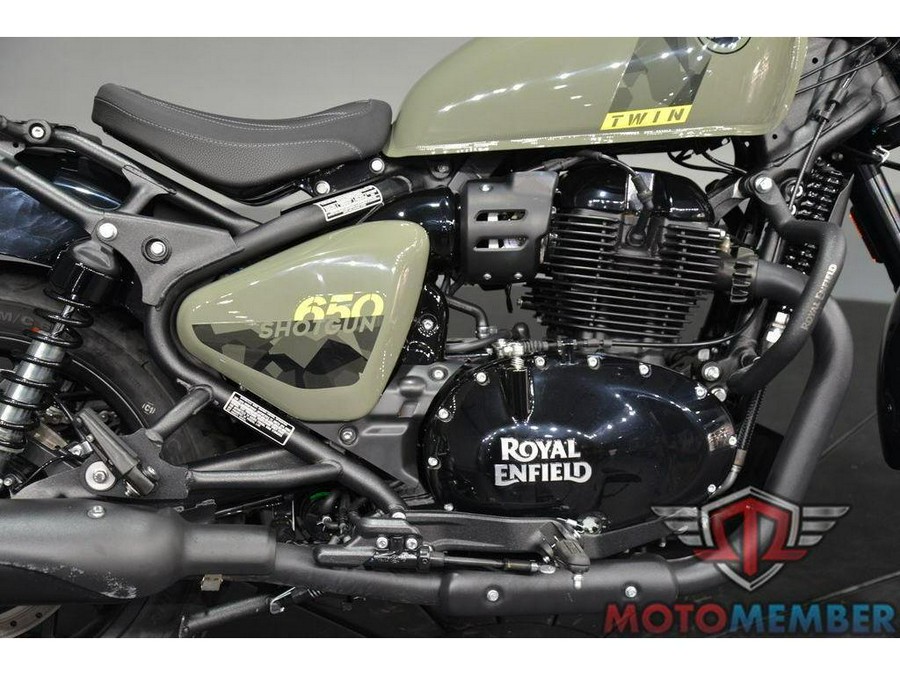 2024 Royal Enfield Shotgun 650 Drill Green