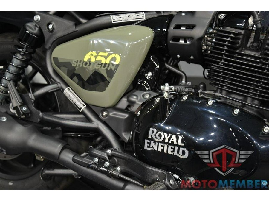 2024 Royal Enfield Shotgun 650 Drill Green