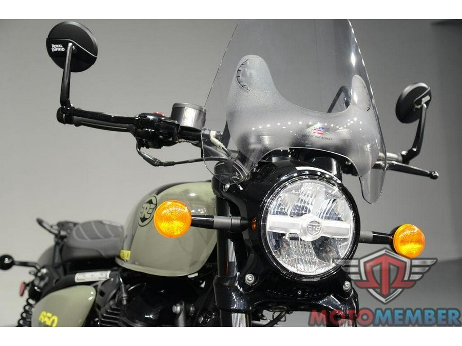 2024 Royal Enfield Shotgun 650 Drill Green