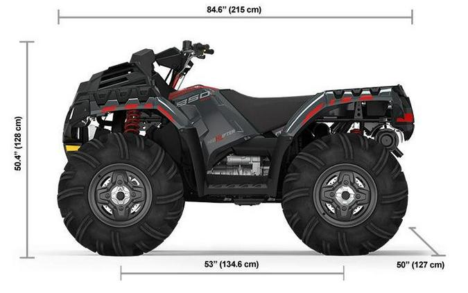 2022 Polaris Industries Sportsman 850 High Lifter Edition Stealth Gray