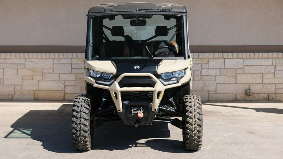 New 2024 CAN-AM DEFENDER MAX LIMITED HD10 DESERT TAN AND TIMELESS BLACK