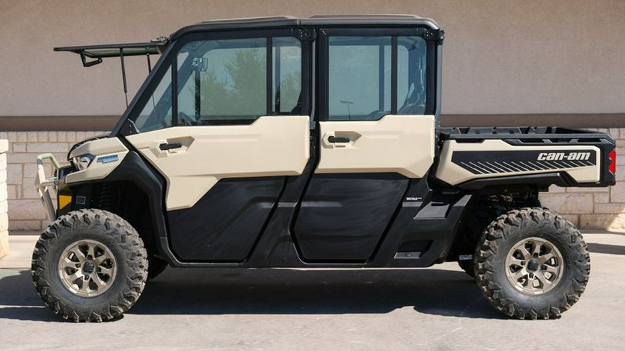 New 2024 CAN-AM DEFENDER MAX LIMITED HD10 DESERT TAN AND TIMELESS BLACK