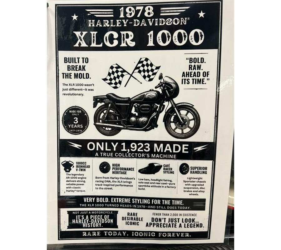 1978 Harley-Davidson XLCR CAFE RACER