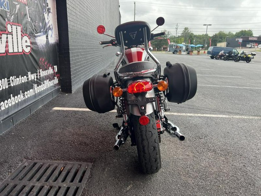 2018 Triumph Bonneville T120 Cranberry Red and Aluminium Silver