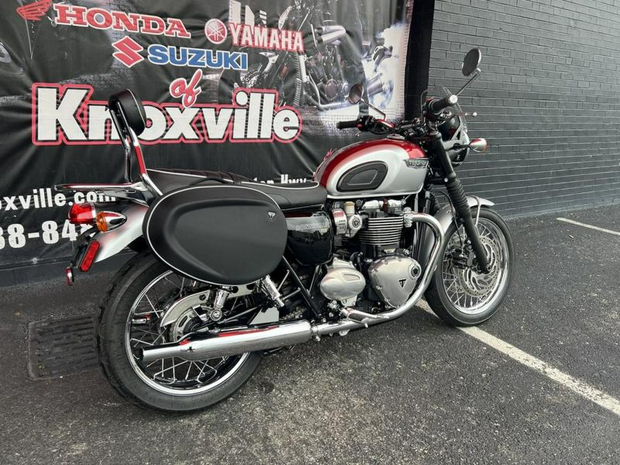 2018 Triumph Bonneville T120 Cranberry Red and Aluminium Silver