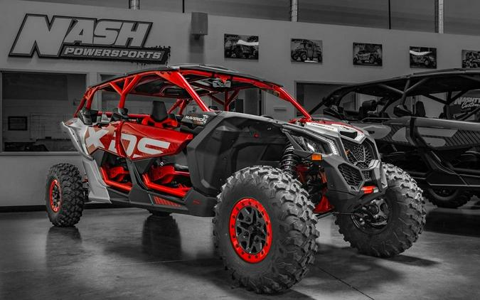 2025 Can-Am® Maverick X3 Max X DS Turbo RR With Smart-Shox Fiery Red & Hyper Silver