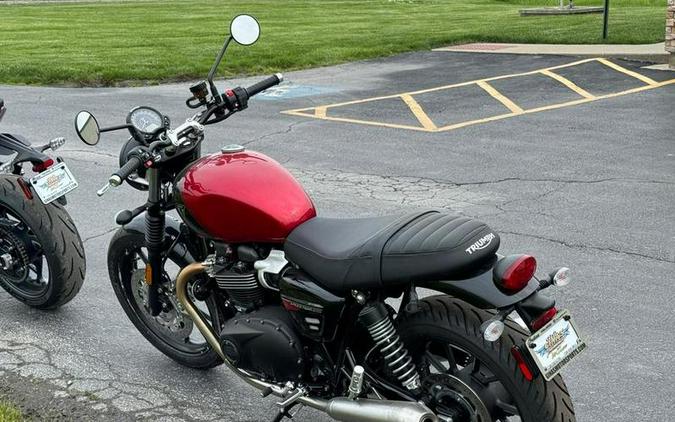 2024 Triumph Speed Twin 900 Carnival Red/Phantom Black