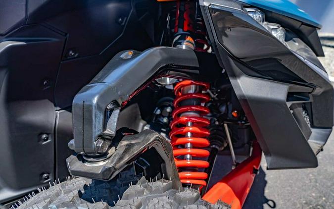 2025 Can-Am® Maverick R X RS with Smart-Shox Dusty Navy & Legion Red