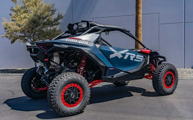 2025 Can-Am® Maverick R X RS with Smart-Shox Dusty Navy & Legion Red