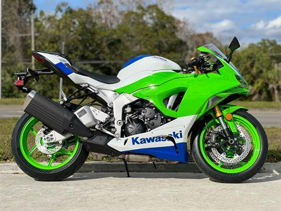 2024 Kawasaki Ninja ZX-6R 40th Anniversary Edition ABS