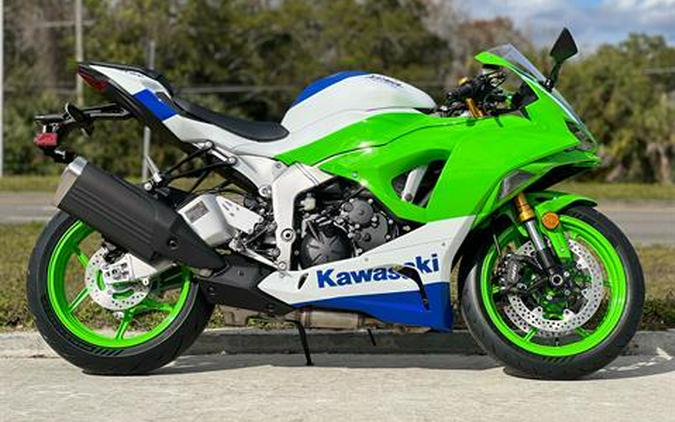 2024 Kawasaki Ninja ZX-6R 40th Anniversary Edition ABS