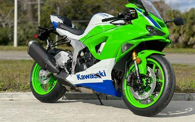 2024 Kawasaki Ninja ZX-6R 40th Anniversary Edition ABS