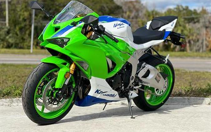 2024 Kawasaki Ninja ZX-6R 40th Anniversary Edition ABS