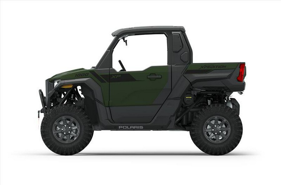 2024 Polaris XPEDITION XP Ultimate R/C - ARMY GREEN (OPEN CAB W/WINDSHIELD AND REAR PANEL ADD ONS)