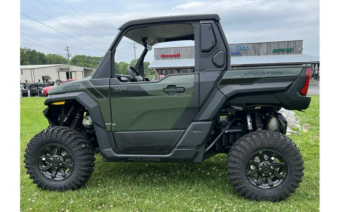 2024 Polaris XPEDITION XP Ultimate R/C - ARMY GREEN (OPEN CAB W/WINDSHIELD AND REAR PANEL ADD ONS)