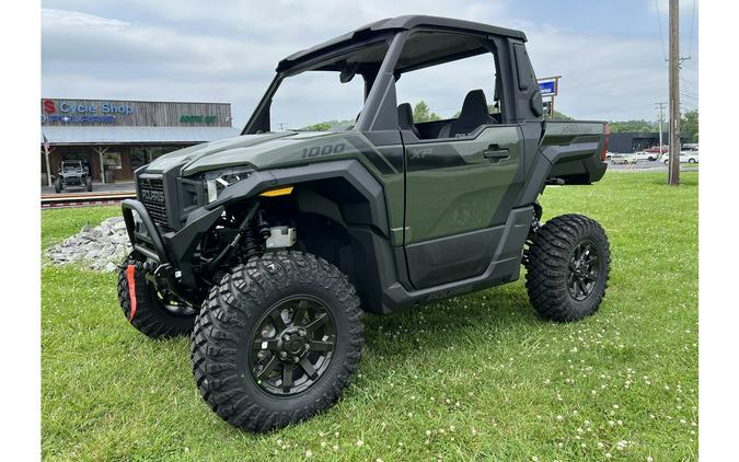 2024 Polaris XPEDITION XP Ultimate R/C - ARMY GREEN (OPEN CAB W/WINDSHIELD AND REAR PANEL ADD ONS)